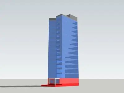 Urban Highrise 3D model