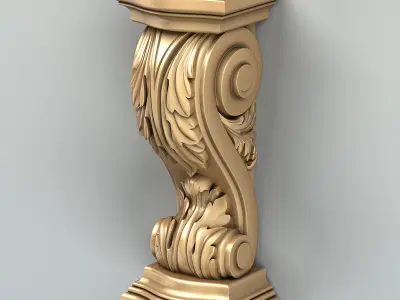 Corbel 011 3D model