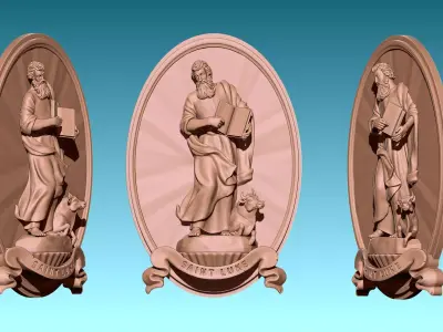 Luke-Lucas Evangelist - CNC 3D print model