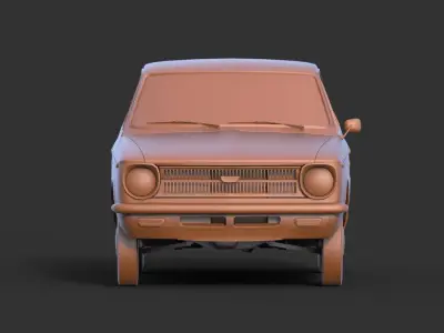 Toyota Corolla Sprinter 1969 3D print model