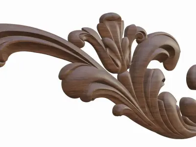 Flower Decor 3D print model 7