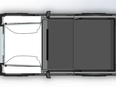 Jeep off-road vehicle 3D print model