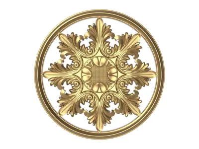 decorative pattern ready for 3D printing 3D model