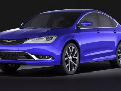 Chrysler 200 2015 VRAY 3D model