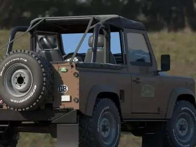 Land Rover Defender 90 3D model