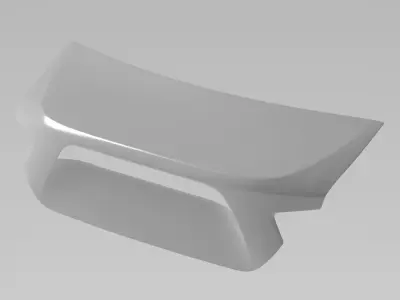 86 ZN6 Trunk Exterior Surface - 3D Laser-Scanned 3D model