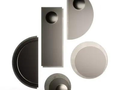 Fendi Casa Domino Luxury Mirror 3D model