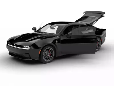 Dodge Charger Daytona 2024 HQ 3d model 3D model