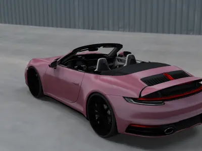 Porsche 911 Cabriolet 3D model