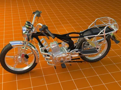 motorbike multipurpose 3D model