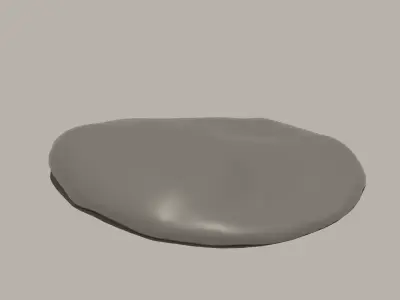 Rock 2 and UV map Free low-poly 3D model