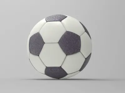 Football Ball Low-poly 3D model