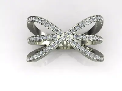 Band Ring 3D print model 18
