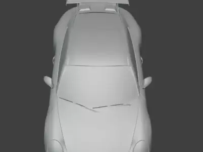 3D Printable RC Shell- GT3 Car  3D print model
