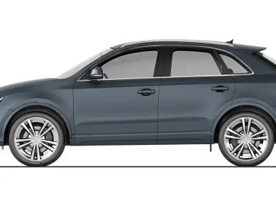Audi Q3 TFSI 2015 3D model
