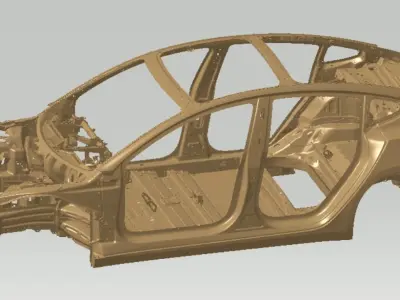 Tesla Model3 2022 Exterior 3d scan model 3D model 3D model