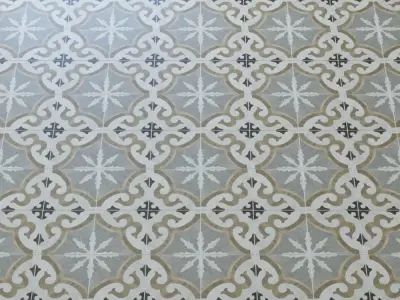 Delancey Briar Blue 8x8 Matte Porcelain 3D model