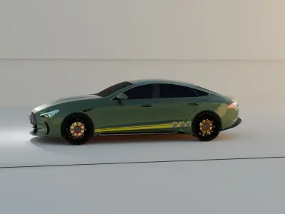 Mercedes-Benz AMG GT 63 S 3D print model