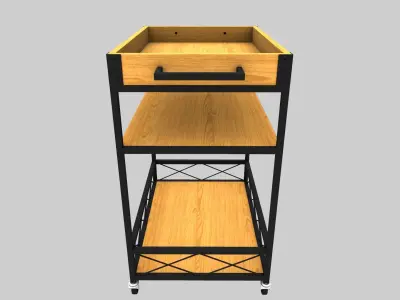 Luxury Hotel Service Furniture Collection Low-poly 3D model