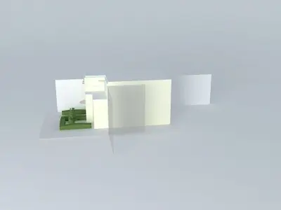 art deco building Free 3D model