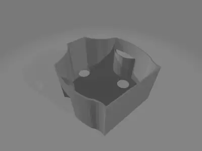 Speaker enclosure for Harley Davidson front lowers - CUSTOM 3D print model