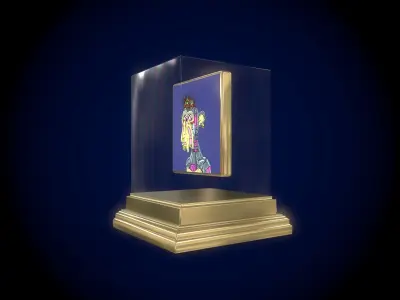 Mutant Ape 11 Gold Club Low-poly 3D model