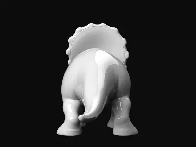 Triceratops 3D print model