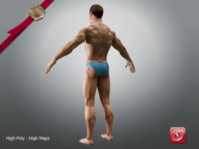 Sport Man A 3D model