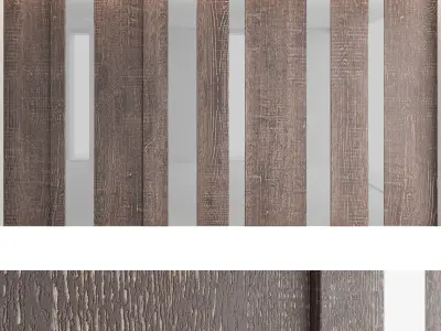 Decorative wall panels set 33 3D model