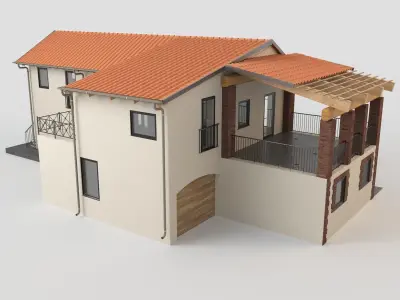  Vacation home Free 3D model