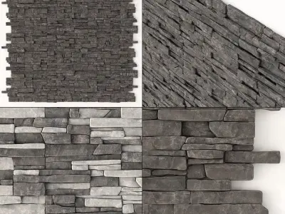 Panel clincer rock panel n3 3D model