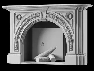 westland london fireplace 14777 3D model