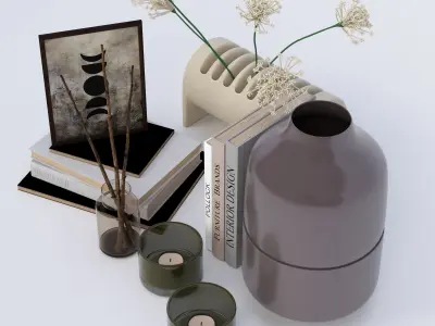 Decorative set 004 3D model