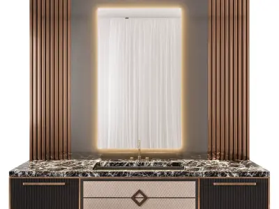 Luxury Bathroom 16 3D model