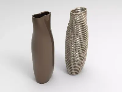 Vase Voronoi 54 3D print model