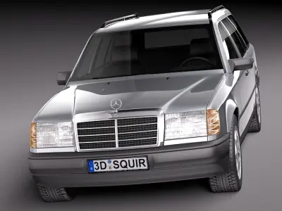 Mercedes-Benz E-class W124 Kombi 3D model