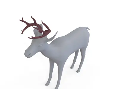 deer BLENDER MODEL 3D model