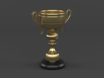 Trophy Cup Collection 3D model 2