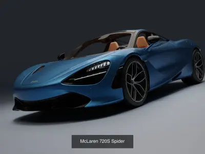 McLaren Supercar Collection  High-End 3D Car Pack