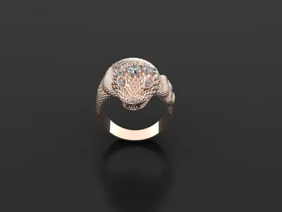 Snake Ring New Design Cad ANM 18 3D model