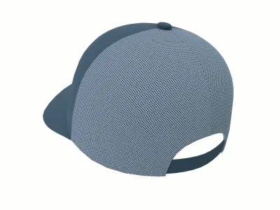Baseball Cap 3D model 7