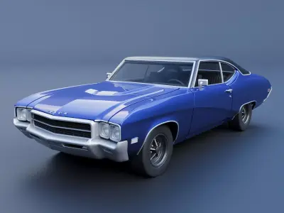 Buick Skylark 1969 3D print model