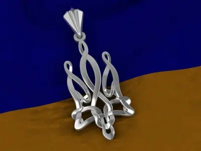 Ukrainian Trident 3D print model