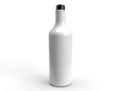  Cosmetic pot 3D model