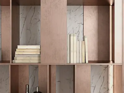 decorative partition wall 3D model