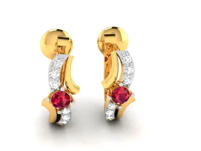 Women Earrings 3D print model