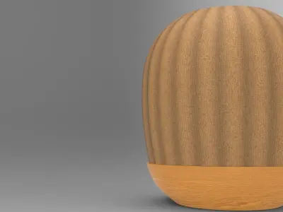 Zuj Vase Low-poly 3D model