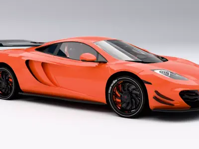 Mclaren MP4-12C Ultimate Low-poly 3D model