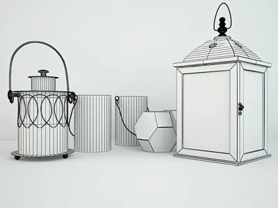 Lanterns by Jysk 3D model