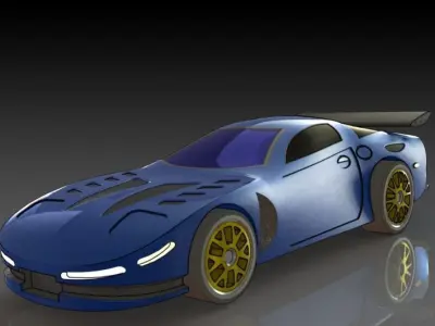 Chevrolet Corvette Free 3D print model